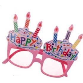 Pandoli Happy Birthday Pembe Gözlük