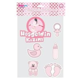 Pandoli Hoşgeldin Kızım Sticker Set