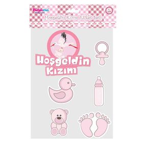 Pandoli Hoşgeldin Kızım Sticker Set