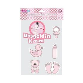 Pandoli Hoşgeldin Kızım Sticker Set