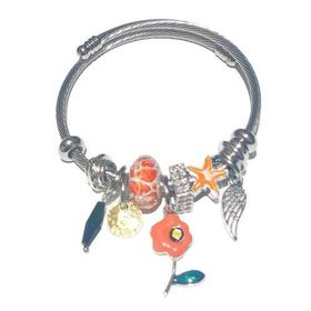 Pandora Özel Tasarım Pandora Yılan Zincir Pandora Charm Bileklik