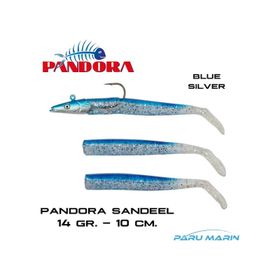 Pandora Sandel 10 cm 14 gr Blue Silver Silikon Yem