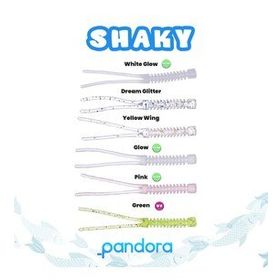 Pandora Shaky Worm Pink 5 cm Silikon Yem