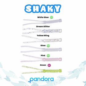 Pandora Shaky Worm Pink 5 cm Silikon Yem