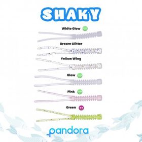 Pandora Shaky Worm Pink 5 cm Silikon Yem