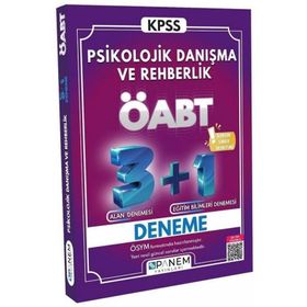 Panem Yayınları - 2022 ÖABT Psikolojik Danışma ve Rehberlik 3+1 Deneme PDF Çözümlü