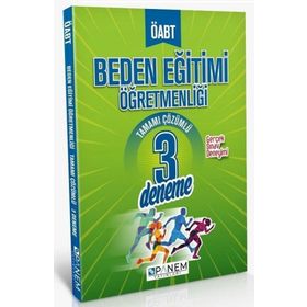 Panem Yayınları - Öabt Beden Eğitimi Öğretmenliği 3 Deneme Çözümlü