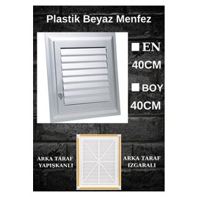 Panjurmen 40x40 cm Plastik Menfez