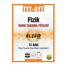 Pano Yayınları Tyt-Ayt Fizik Konu Tarama Föyleri