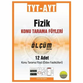 Pano Yayınları Tyt-Ayt Fizik Konu Tarama Föyleri