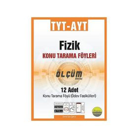 Pano Yayınları Tyt-Ayt Fizik Konu Tarama Föyleri