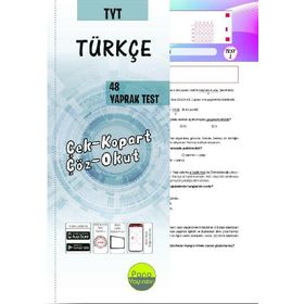 Pano Yayınları Tyt Türkçe Yaprak Test