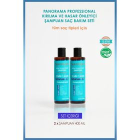 Panorama Professional 2x400 ml Kırılma ve Hasar Önleyici Bakım Şampuan