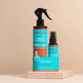 Panorama Professional Bond Plex 12 Etki 1 Arada/400 ml Şampuan 400 ml Saç Bakım Kremi ve 100 ml Saç Bakım Yağı