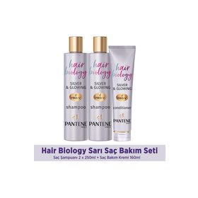 Pantene 160 ml Hair Biology Sarı ve Gri Saçlar İçin Turunculaşma Karşıtı Saç Bakım Kremi