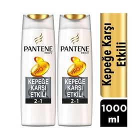 Pantene 2'si 1 Arada 500 ml Şampuan ve Saç Bakım Kremi