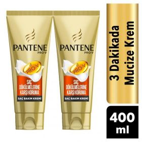Pantene 3 Minute Miracle Saç Dökülmelerine Karşı Koruma 2x200 ml Saç Bakım Kremi