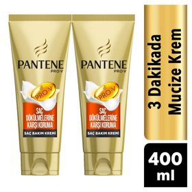 Pantene 3 Minute Miracle Saç Dökülmelerine Karşı Koruma 2x200 ml Saç Bakım Kremi