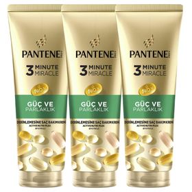 Pantene 3x220 ml Miracle Güç Parlaklık Saç Kremi