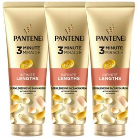 Pantene 3x220 ml Miracle Infinite Length Saç Kremi