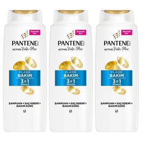 Pantene 3x625 ml 3'ü 1 Arada Temel Bakım Şampuan
