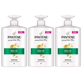 Pantene 3x800 ml Güç ve Parlaklık Şampuan