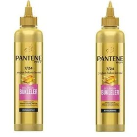Pantene 7/24 Belirgin Bukleler 2x300 ml Yoğun Bakım Durulanmaz Saç Kremi