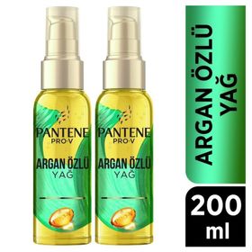 Pantene Doğal Sentez Yağ Terapisi Argan Yağlı Elixir 2x100 ml Saç Bakım Serumu