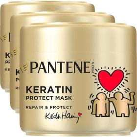 Pantene Keith Haring Onarıcı Koruyucu Keratin 3x300 ml Saç Maskesi