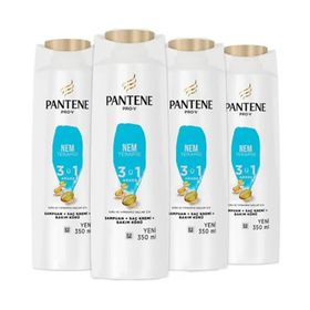 Pantene Nem Terapisi 3'ü 1 Arada 4x350 ml Şampuan