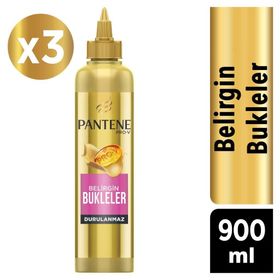 Pantene Onarıcı Bakım 7/24 Belirgin Bukleler 3x300 ml Saç Kremi