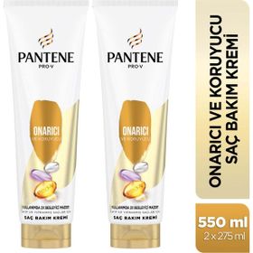 Pantene Onarıcı ve Koruyucu 2x275 ml Saç Bakım Kremi