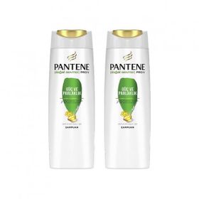 Pantene Pro-V Cansız Saçlar İçin Güç ve Parlaklık 2x400 ml Şampuan