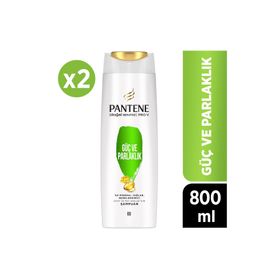 Pantene Pro-V Cansız Saçlar İçin Güç ve Parlaklık 2x400 ml Şampuan