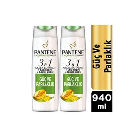 Pantene Pro-V Temel Bakım 2'si 1 Arada 300 ml Şampuan ve Saç Bakım Kremi