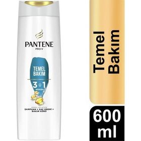 Pantene Pro-V Temel Bakım 3'ü 1 Arada 600 ml Şampuan