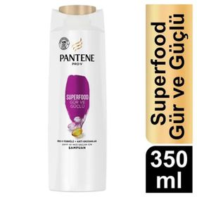 Pantene Superfood 350 ml Gür ve Güçlü Şampuan