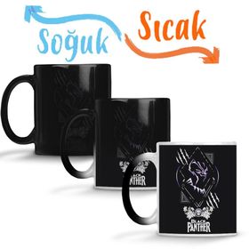Pantera Negra Panther 2 Sihirli Porselen Kupa