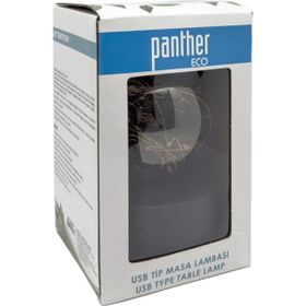 Panther LEDO-02SD Siyah Şarjlı Masa Lambası