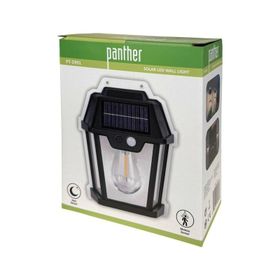 Panther PT-2991 Siyah Solar Led Bahçe Lambası