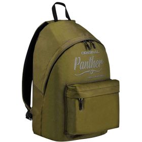 Panther PT4371 Haki Kalın Nakış Logolu Oval Kesim Sırt Çantası