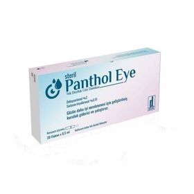 Panthol 0.5 ml 20 Flakon Eye Tek Dozluk Göz Damlası