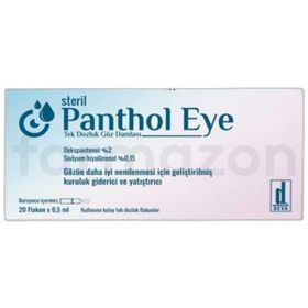 Panthol 0.5 ml 20 Flakon Eye Tek Dozluk Göz Damlası