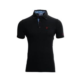 Panthzer Siyah Tofino Erkek Polo Yaka T-Shirt