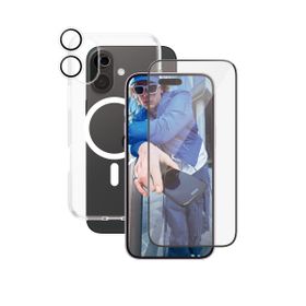 Panzerglass Care iPhone 16 Plus Flagship 3in1 Bundle Ekran Kamera Koruyucu Kılıf