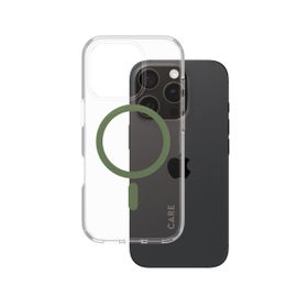 Panzerglass Care iPhone 16 Pro Flagship Urban Combat Magsafe Yeşil Kılıf