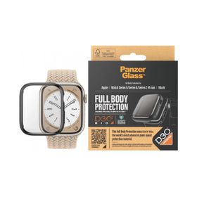 Panzerglass D3O Apple Watch 9 8 7 45 mm Clear Full Body Ekran Koruyucu