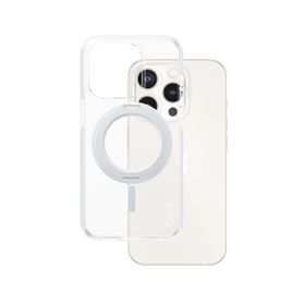 Panzerglass iPhone 15 Pro Gümüş Ayaklıklı Standlı ve Magsafe Uyumlu Şeffaf Kılıf