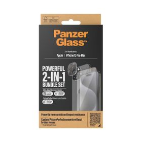 Panzerglass iPhone 15 Pro Max 2in1 Pack Tam Uyumlu Kolay Hizalayıcı Ekran Koruyucu