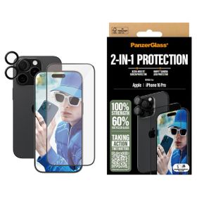 Panzerglass iPhone 16 Pro 2in1 Bundle Ekran ve Kamera Koruyucu